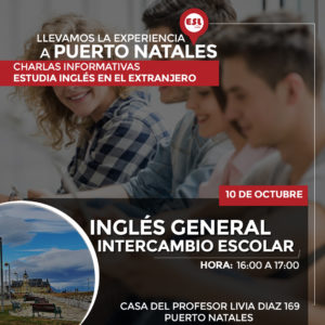 PUERTO NATALES: Seminario intercambio escolar, Estudiar inglés en el extranjero